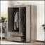 Élégante garde-robe à 3 portes avec 2 tiroirs pour l'organisation de la chambre à coucher-30615421