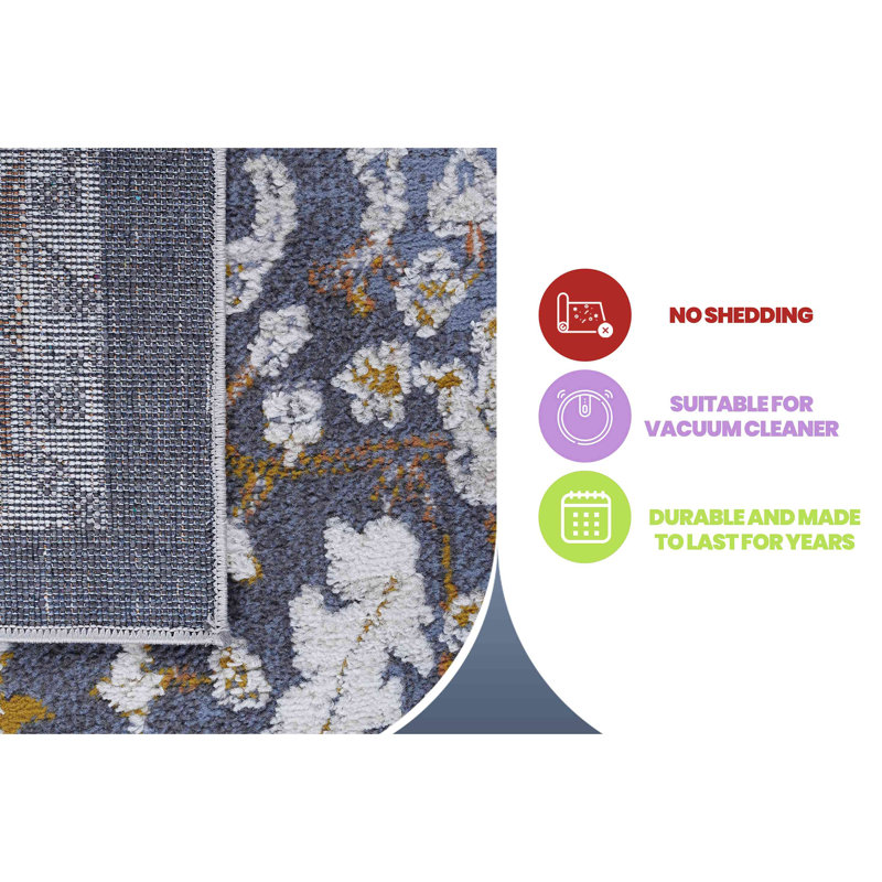 Collection Traditional Non-Shedding Living Room Bedroom Dining Home Office Stylish And Stain Resistant Area Rug