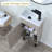 16'' Mini Free-Standing Single Bathroom Vanity With Ceramic Top-1665833663
