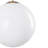 Contemporary Chic Single-Light Opal Glossy Glass Orb Pendant