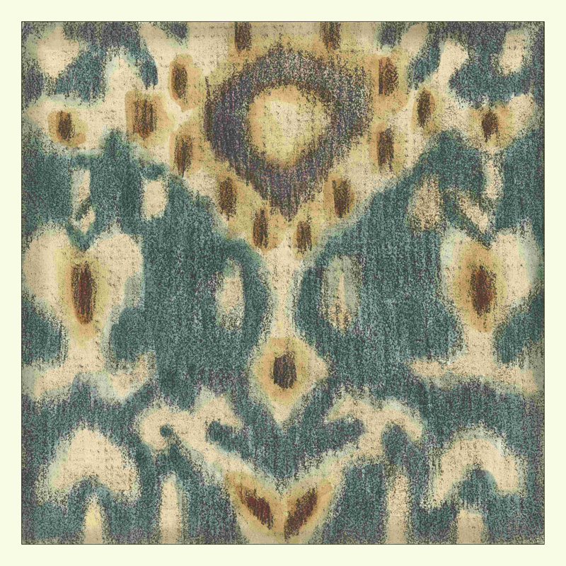 Ikat Motif II_Wong, H 12 po x l 12 po