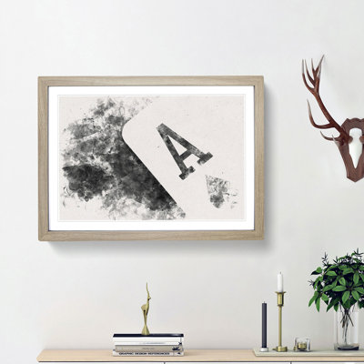 The Ace of Spades - Picture Frame Painting Print