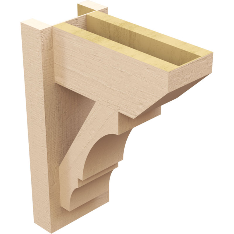 Bois de cèdre brut Balboa Slat, H 16 po x l 6 po x P 12 po