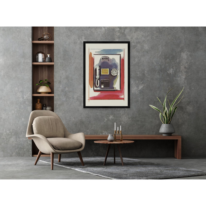 Red Phone Booth Print