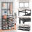 5 - Tier Entryway Coat and Shoe Rack Bench with 8 Hooks-1497915442
