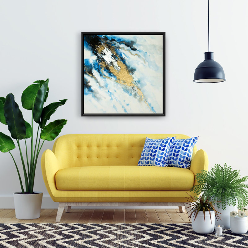 "Marbre bleu et or"