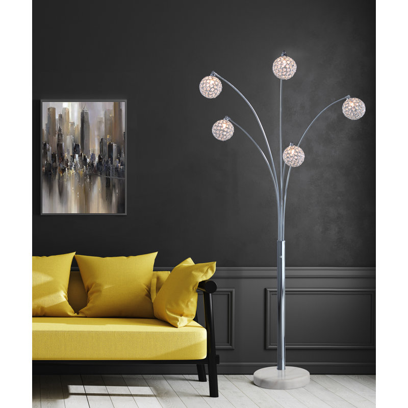 Aseeb 84'' Arched Floor Lamp