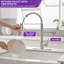 Robinet de cuisine rétractable à poignée simple avec accessoires-70472828