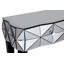 112cm Glass Top Console Table