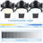 52"Ceiling Fan with Reversible Blades: Black / Dark Walnut Finish,  Adjustable Led Lights , 6-Speed Choice-1847437228