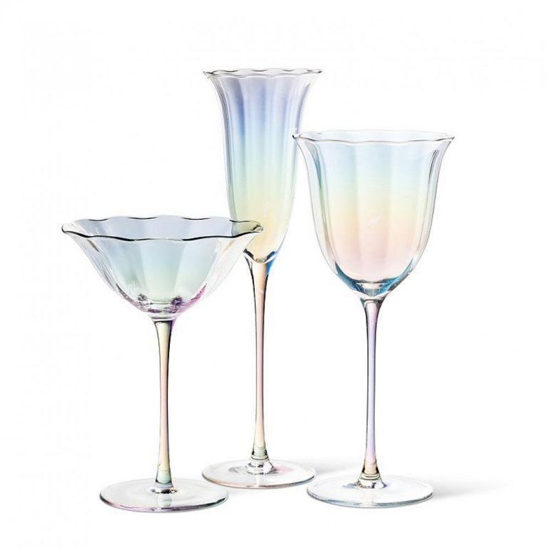 Tulip Shape Stemmed Wine Glass
