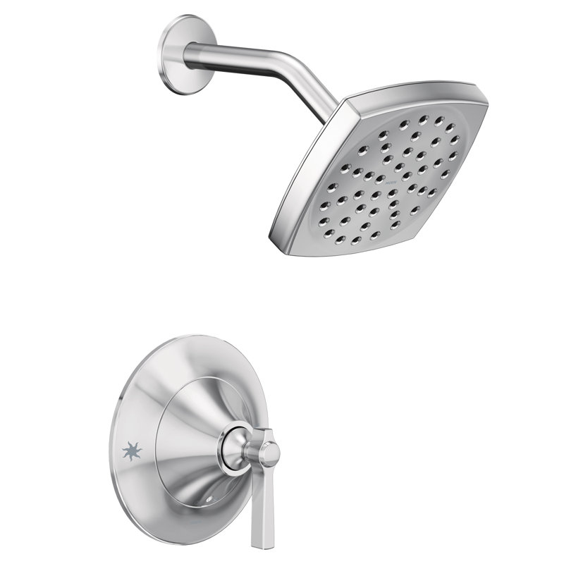 Moen Flara Eco-Performance Posi-Temp Shower Faucet Trim Kit, Valve Required, Chrome