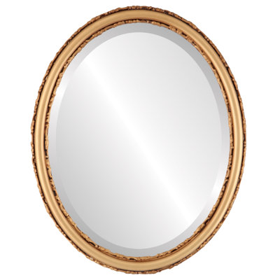 Schlater Wood Flat Wall Mirror