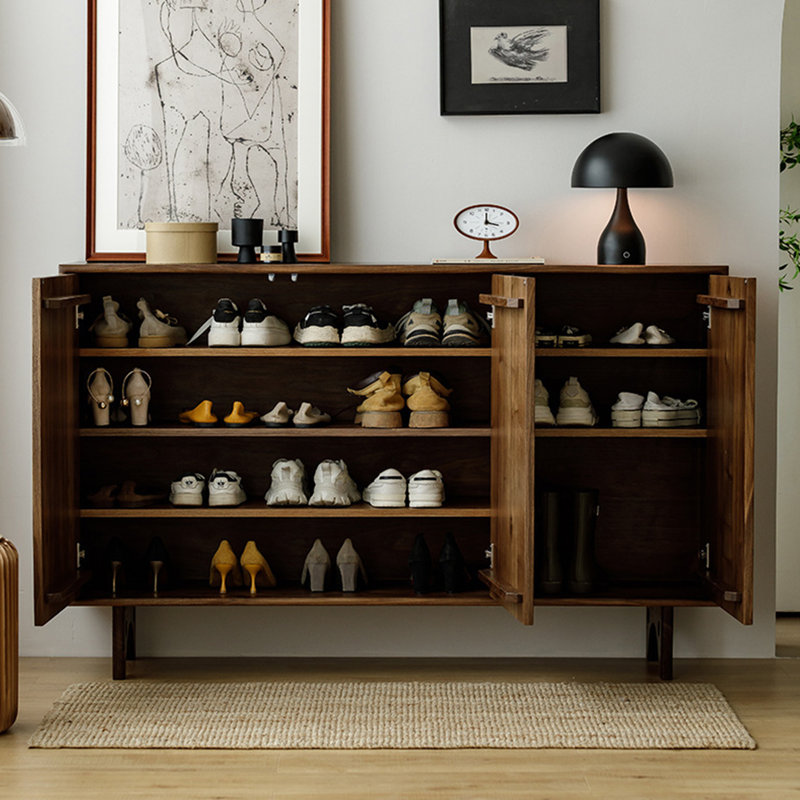 Armoire de rangement multifonctionnelle pour chaussures, H 43,31 po x l 62,99 po x P 14,96 po