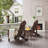 Adirondack Chair, Outdoor Oversized Patio Chair Fire Pits Chair,Brown-2076355644-2060777527