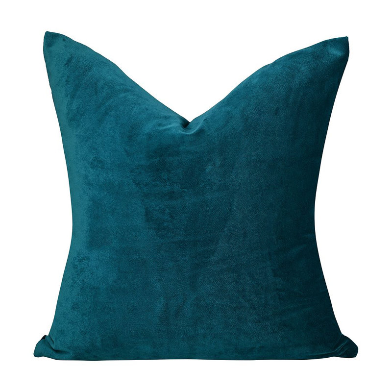 Matte Velvet Cushion Cover - 1 Pc, Celestial Blue, 41cm x 41cm