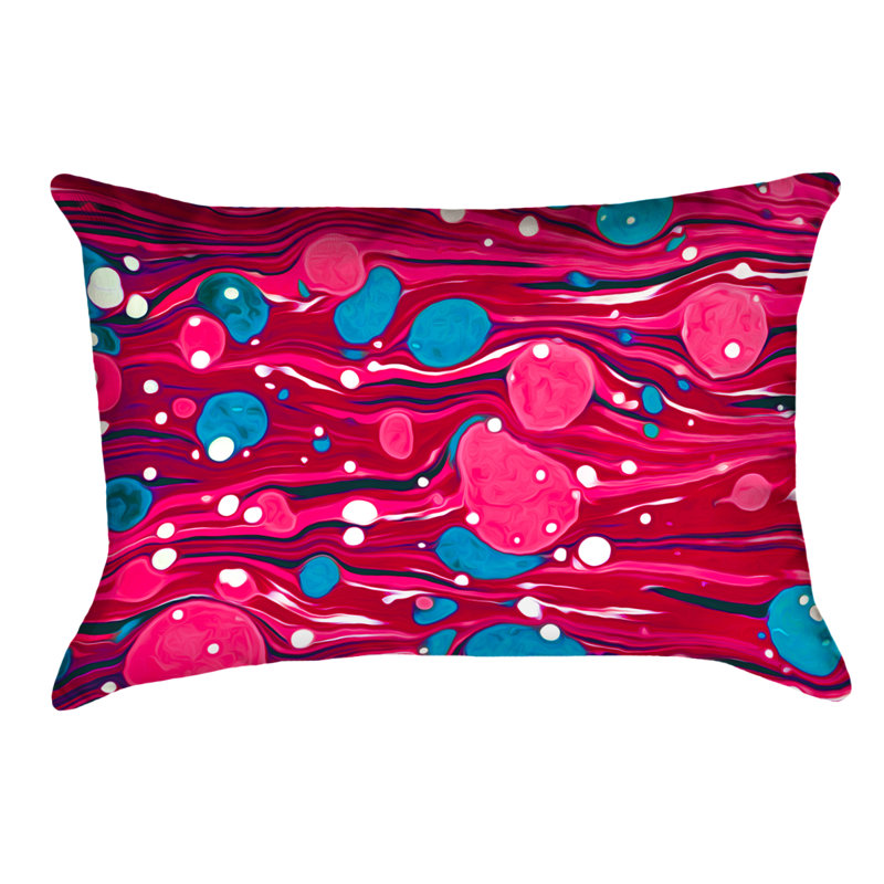 Coussin Katelyn Elizabeth, Rouge, Polyester sergé