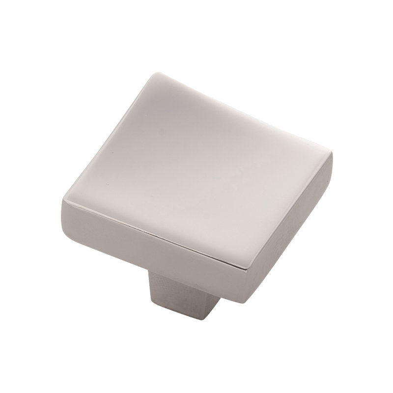 Flex Square Knob, Polished Nickel