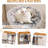Jaelin Claresa Cat Tree with Litter Box Enclosure, Hidden Washroom Litter Box Tree with Sisal Scratching Post and Soft Plush Perch, Wooden Cat Furniture with Multiple Platforms-783148964