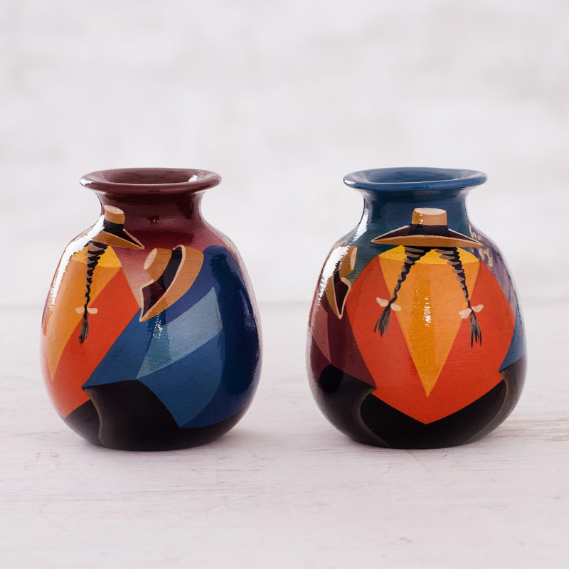 Vases en céramique Get-Together Cuzco (la paire)