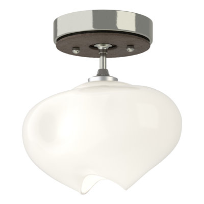 Ume Frosted Glass 1 - Light Semi Flush Mount