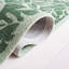 Tapis vert en laine / coton touffeté à la main Jalayiah-73394712