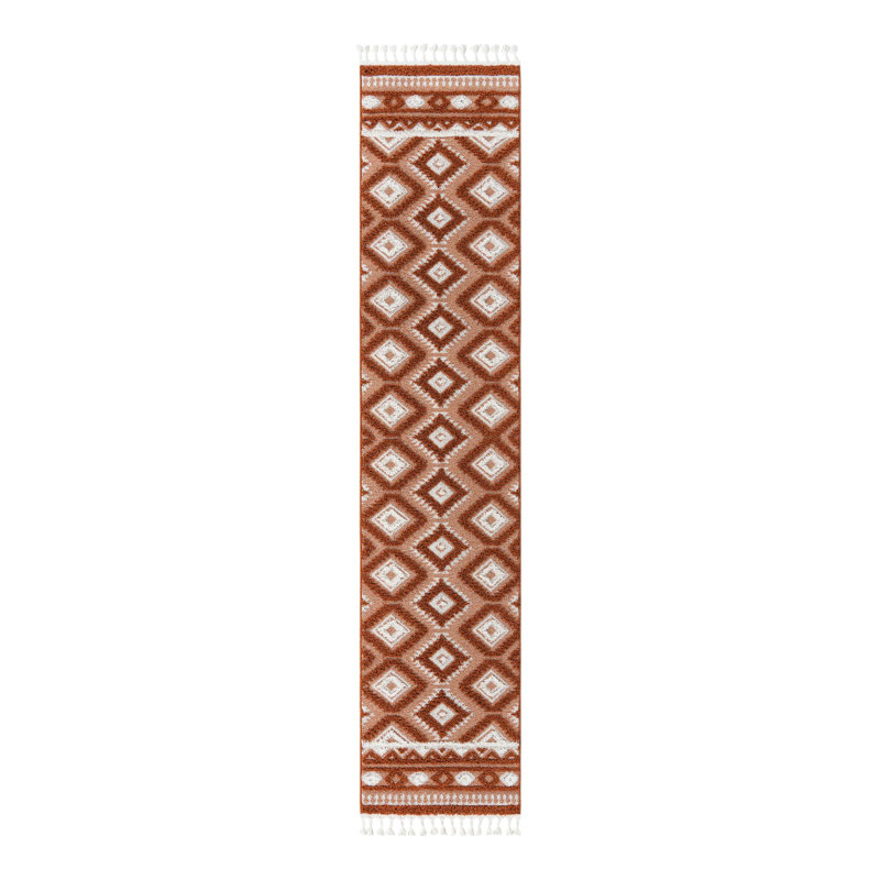 Tapis rouge en polyester tissé à la machine Jiawei, Tapis de couloir 2 pi 7 po x 12 pi