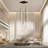 Locryn 6 - Light Dimmable LED Linear Chandelier-679282650
