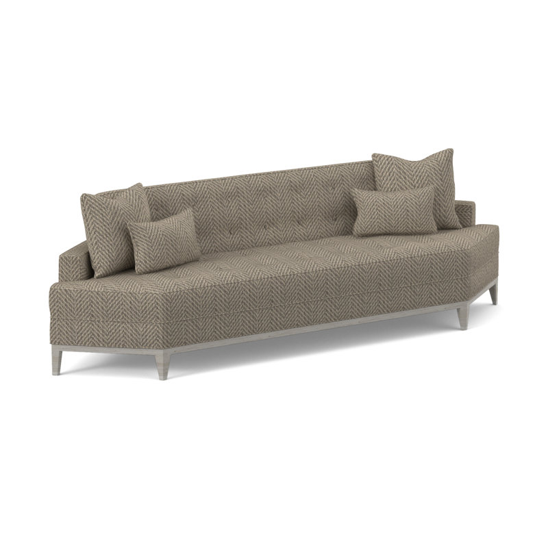 Perspective Sofa, Bisque, Elise Harbor 100% Polyester