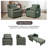 87'L 3-In-1 Convertible Chair Linen Sleeper with  Adjustable Backrest and Storage Bag Set Of 2-2002382891