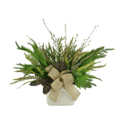 Jocile Polysilk Evergreen Arrangement