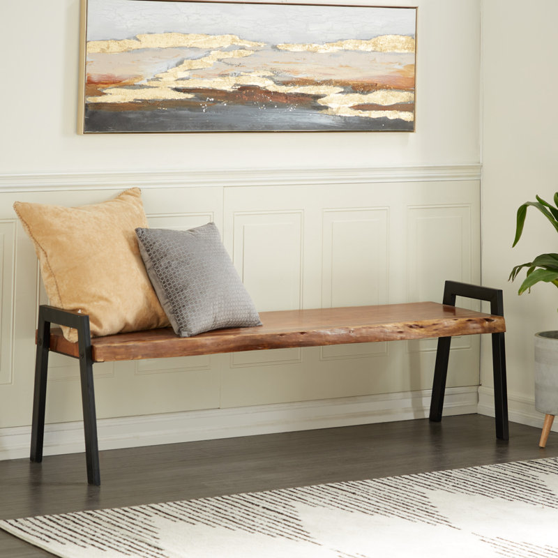 Banc en bois massif