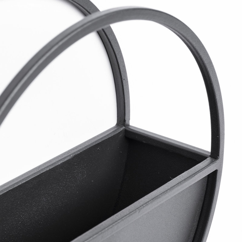 2 Piece Circle Metal Accent Shelf