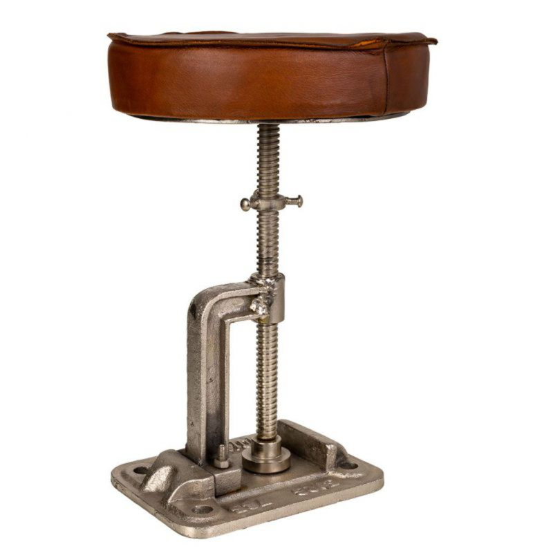 Swivel Upholstered Adjustable Height Counter Stool