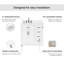 Meuble-lavabo simple en bois massif 36 po Tidworth avec plateau en quartz Carrara de 1,5 po-1805328807-1763275034-1763275039