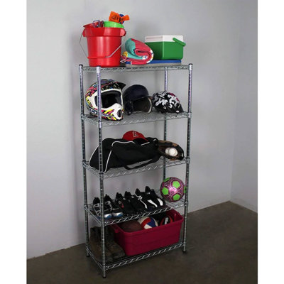 Neeka 36'' W Metal Shelving Unit