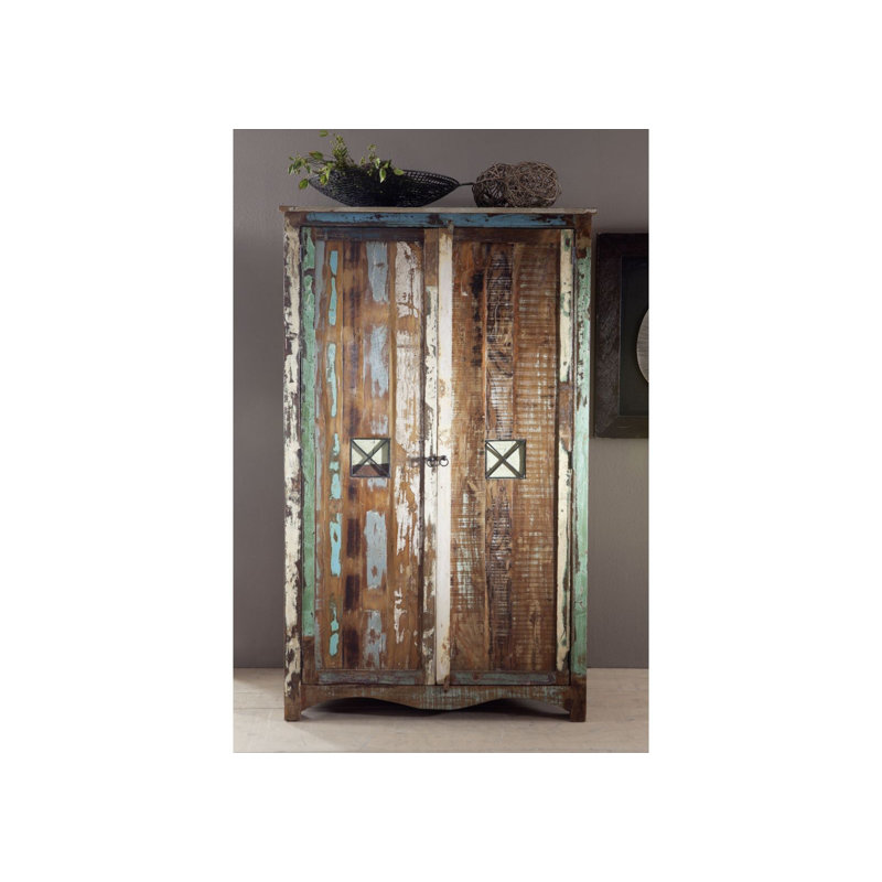 Nature Of Spirit 2 Door Solid Wood Wardrobe