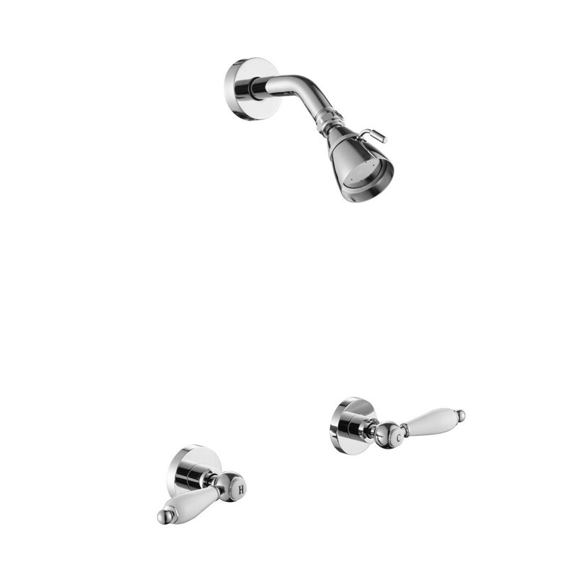 Robinet de baignoire et douche, Chrome