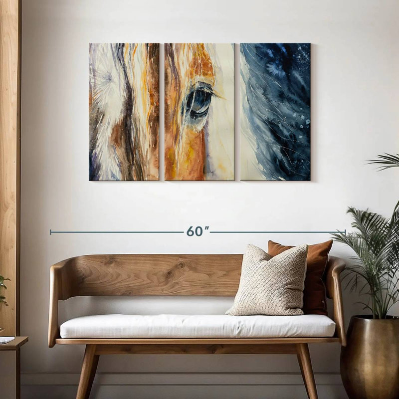 Horse Eye, 28" H x 45" W