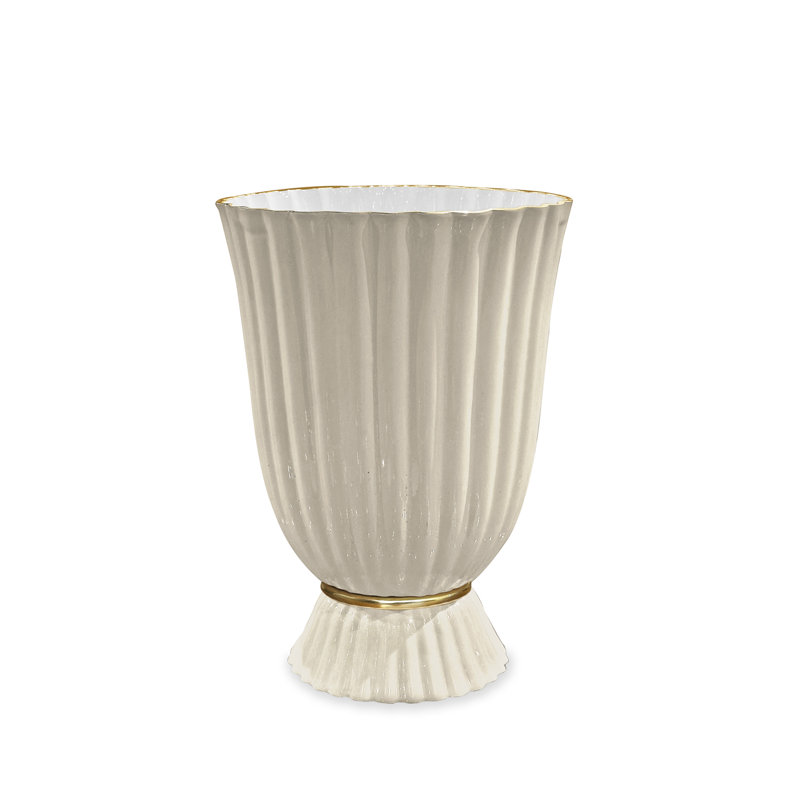 Grand vase Encanto Vienna, Crème / Blanc