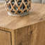 Table basse hexagonale en MDF avec tiroirs