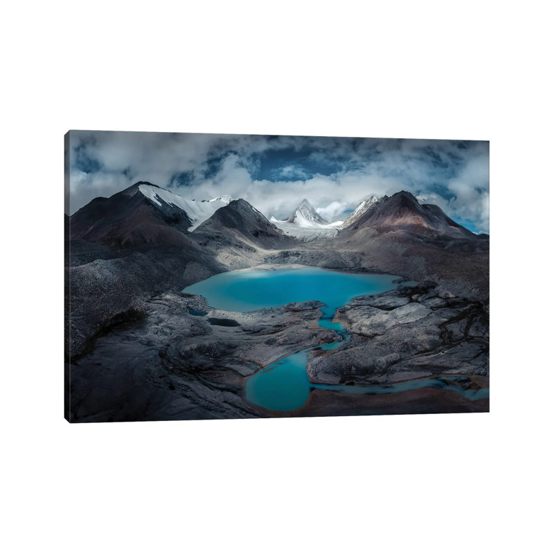 " Kailash Range " by Qiye, 8" H x 12" W x 0.75" D