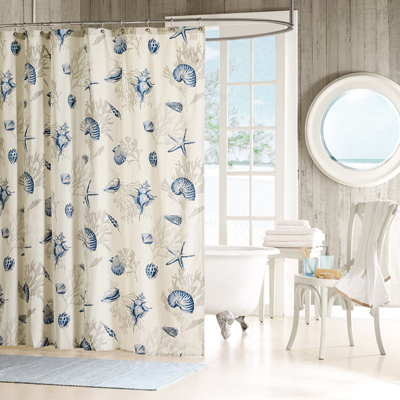 Bayside Cotton Single Shower Curtain
