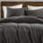 3pcs Duvet With Waffle Texture, 100% Cotton Comfort, Relaxed Finish, Button Closure, Breathable All Year, 3pcs, Washed Bedding , Unique Pattern, Oversized Coverage, Soft-118907579-118907581