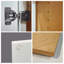 Armoire murale à double porte 2 portes et 2 tablettes pour le rangement de la cuisine, de la salle de bain, de la buanderie, des tablettes réglables-1206954191