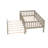 Miesner Kids Twin Daybed with Trundle-1936475025