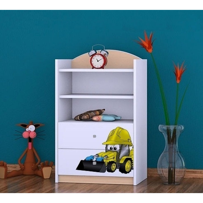 Jocelyn 96cm H Kids Cube, Bright Pear, 92cm H x 60cm W x 34cm D