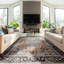 Bentancourt Medallion Black/Terracotta Area Rug-1131477690