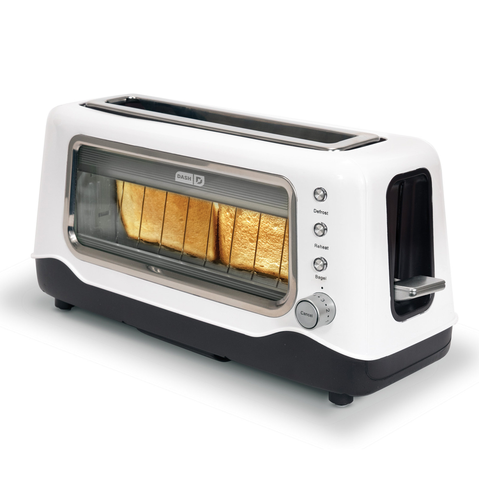 Dash 2 Slice Long Slot Clear View Toaster