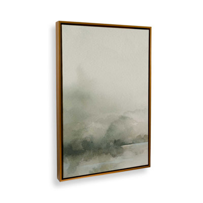 Muted Green Tranquility I Canvas Print
